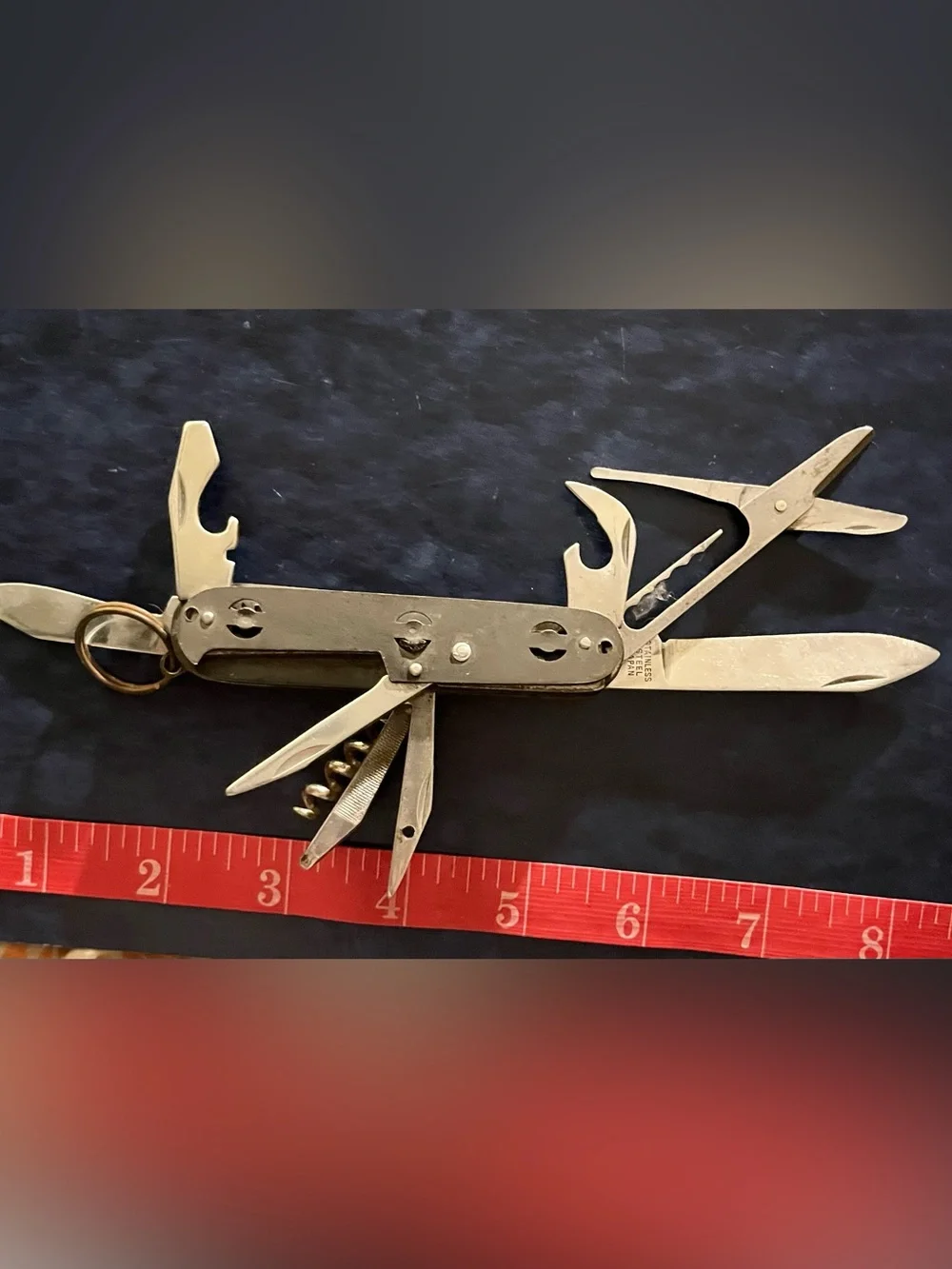 Lot of 4 knives : Japanese & Pakistan made stainless steel